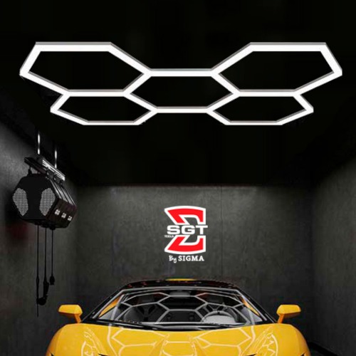 Luminária colméia hexagonal em Led com 5 células - CRI>90 110V/220V Luminária colméia hexagonal em Led com 5 células - CRI>90 110V/220V