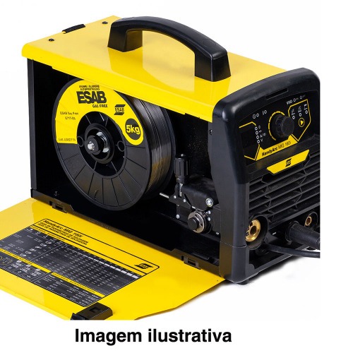 Arame para solda mig 0,8 mm 5 kg uso sem g�s - Gas Free