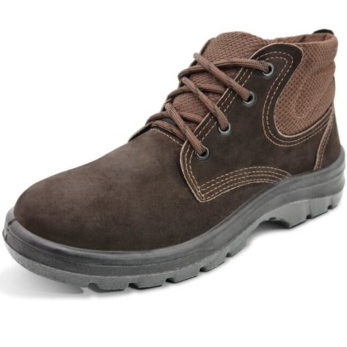 Botina bidensidade couro Nobuck com cadarço biqueira pvc - TP092 Botina bidensidade couro Nobuck com cadarço biqueira pvc - TP092