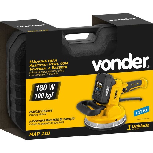 Máquina para assentar piso a bateria 20V com ventosa - MAP 210 110V/220V Máquina para assentar piso a bateria 20V com ventosa - MAP 210 110V/220V