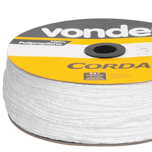 Corda em carretel multifilamento tran�ada 4 mm (vendida por metro)