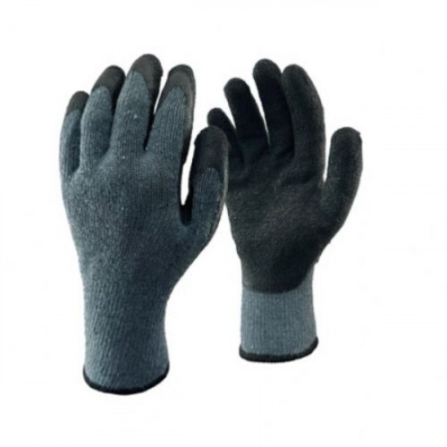 Luva de tecido tricotado com palma em borracha - 012273212