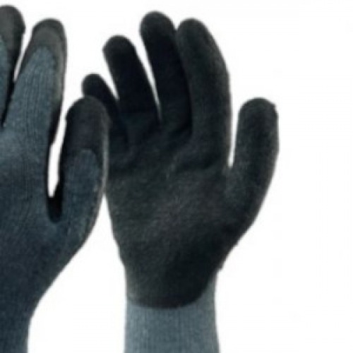 Luva de tecido tricotado com palma em borracha - 012273212
