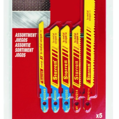 L�mina serra tico tico bimetal com 5 pe�as 