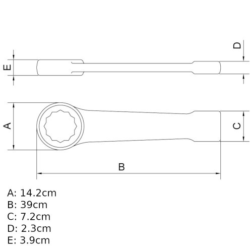 Chave estrela de bater 3.3/4
