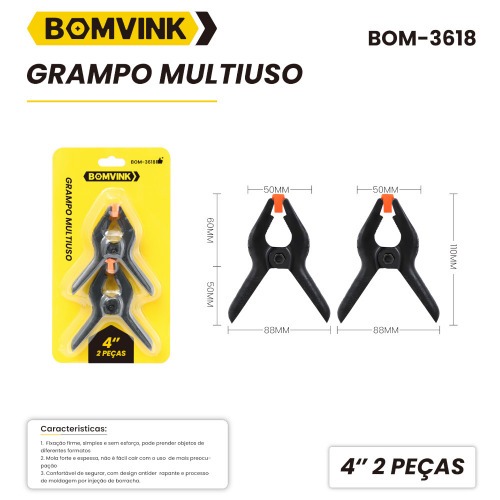 Jogo de grampo multiuso 4