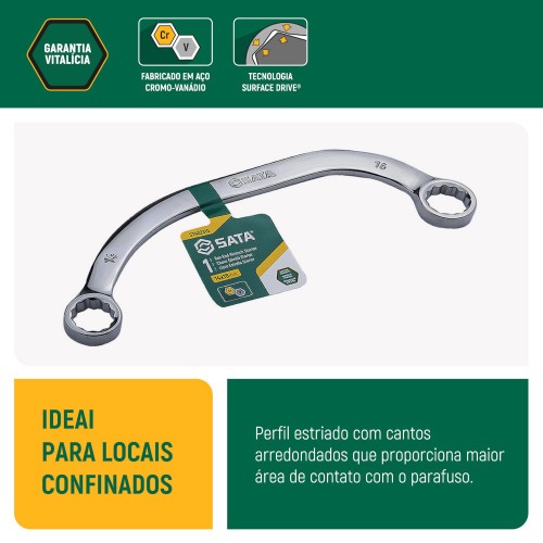Chave estrela meia lua 11 x 13 mm Starter - ST42230G