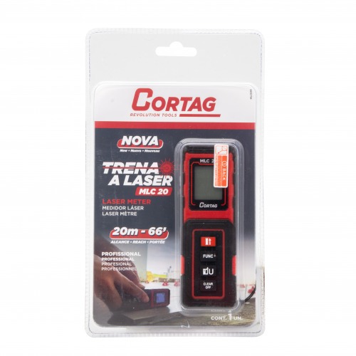 Trena a laser leitura até 20 metros com bolsa protetora - MLC 20 Trena a laser leitura até 20 metros com bolsa protetora - MLC 20