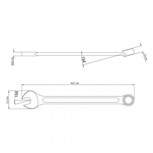 Chave combinada de 24 mm em a�o especial - 41128124