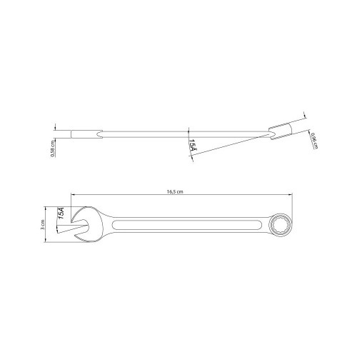 Chave combinada de 13 mm em a�o especial - 41128113