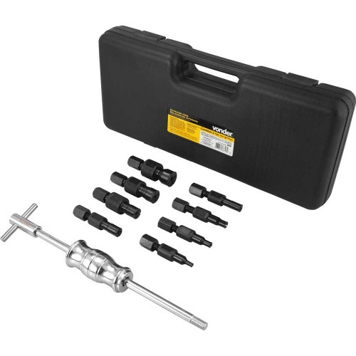 Extrator de rolamentos internos 8 a 32 mm com 9 pe�as