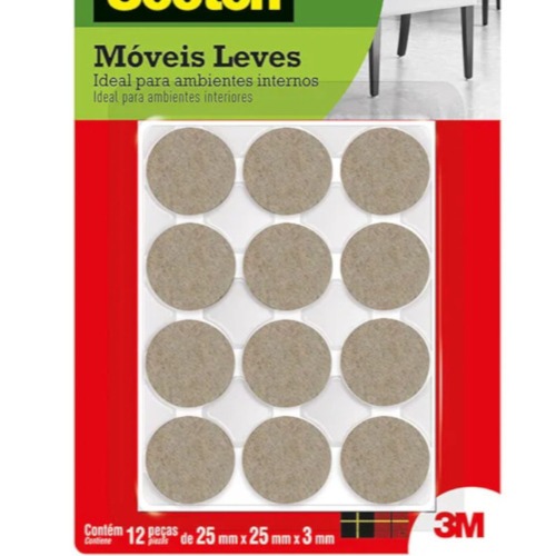Feltro adesivo pequeno com 12 unidades Feltro adesivo pequeno com 12 unidades
