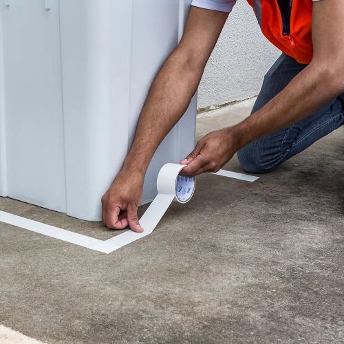 Fita adesiva para demarca��o 48 mm x 15 m 