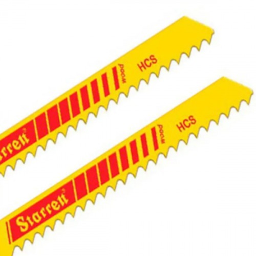 L�mina serra tico tico 100 mm 8 dentes bimetal para madeira 2 pe�as - HCU38-2