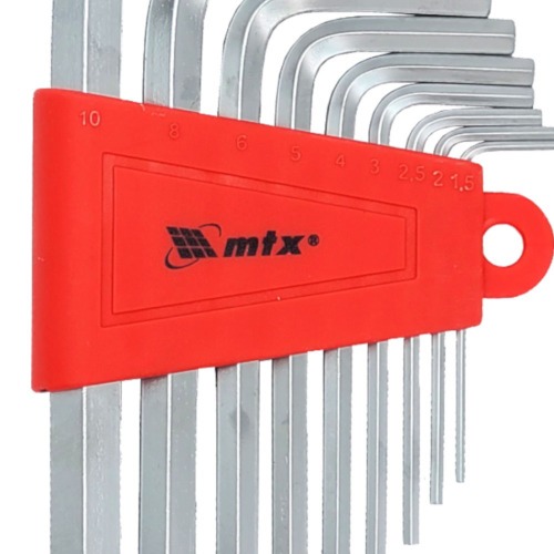 Jogo de chave allen 1,5 a 10 mm com 9 peças - 123039 Jogo de chave allen 1,5 a 10 mm com 9 peças - 123039