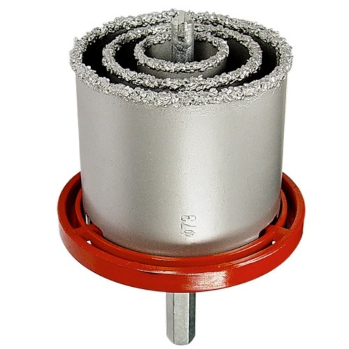 Jogo de serra copo para cer�micas e telhas 33 a 83 mm 8 pe�as - 728429