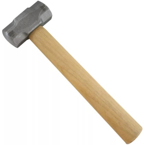 Marreta oitavada 1 kg com cabo de madeira envernizado - 1090555