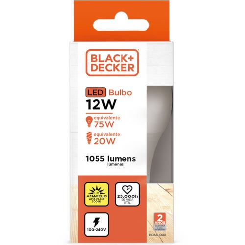 L�mpada led bulbo 9 watts 803 l�mens branca - BDA6-0800-02  110V/220V