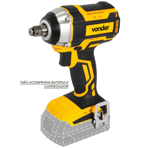 Chave de impacto a bateria 18V encaixe 1/2