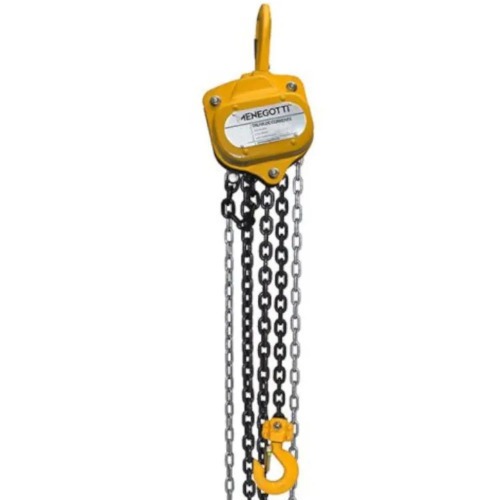 Talha manual com capacidade de 5000 kg e 3 metros de corrente - MTC 5.0T Talha manual com capacidade de 5000 kg e 3 metros de corrente - MTC 5.0T