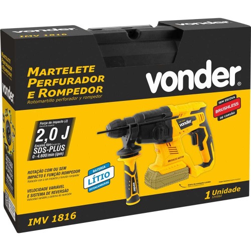 Martelete Perfurador e Rompedor a bateria 18V Sem Bateria - IMV 1816 Martelete Perfurador e Rompedor a bateria 18V Sem Bateria - IMV 1816