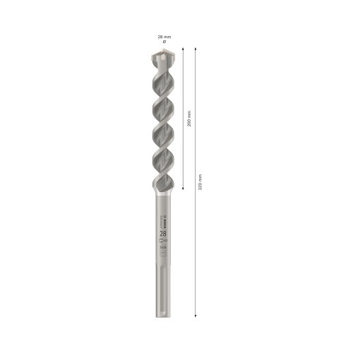 Broca de w�dea para concreto 28 x 200 x 320 mm SDS Max - MAX-4