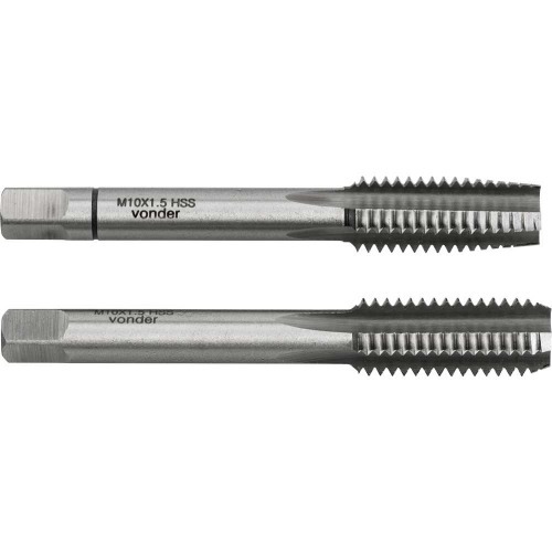 Jogo de macho manual m 10 x 1,50 mm com 02 pe�as