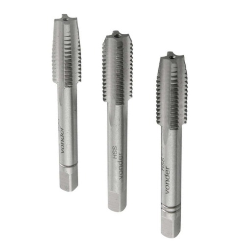 Jogo de macho manual a�o r�pido 1/4