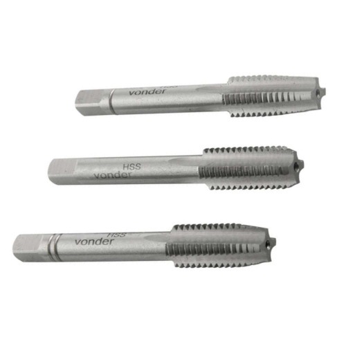 Jogo de macho manual a�o r�pido 1/4