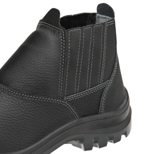 Botina bidensidade couro relax com el�stico - Vulcaflex