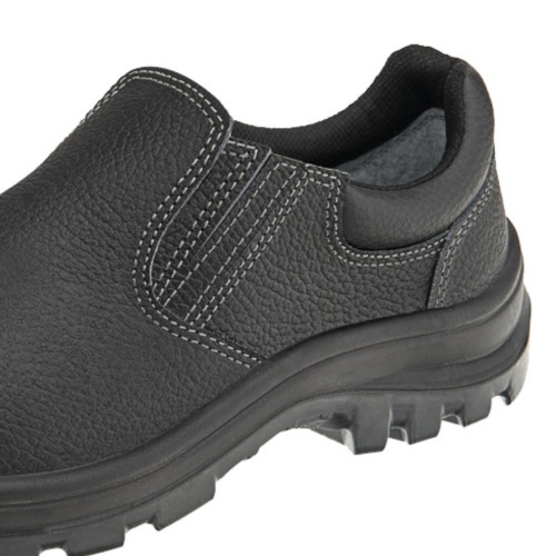 Sapato de segurança bidensidade em couro com elástico - Vulcaflex Sapato de segurança bidensidade em couro com elástico - Vulcaflex