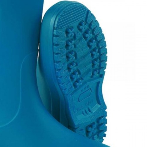 Bota de PVC azul com forro Bota de PVC azul com forro