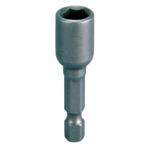 Soquete magnético sextavado 10 x 50 mm encaixe 1/4 Soquete magnético sextavado 10 x 50 mm encaixe 1/4