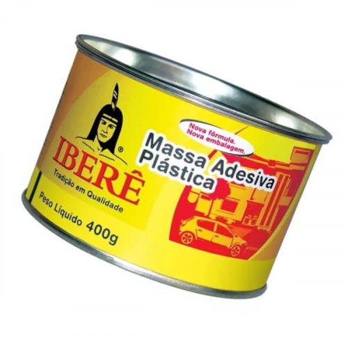 Massa pl�stica com catalisador 400 gramas branca