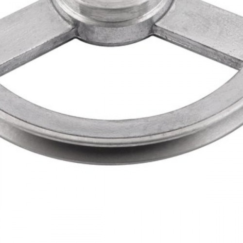 Polia de alumínio 1 canal perfil A 160 mm sem furo Polia de alumínio 1 canal perfil A 160 mm sem furo