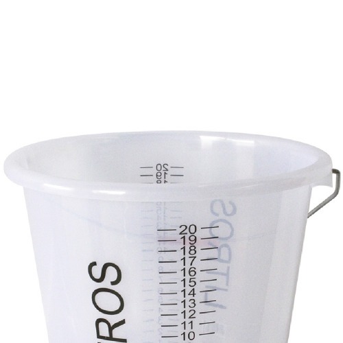 Balde plástico 20L graduado - 6681 Balde plástico 20L graduado - 6681