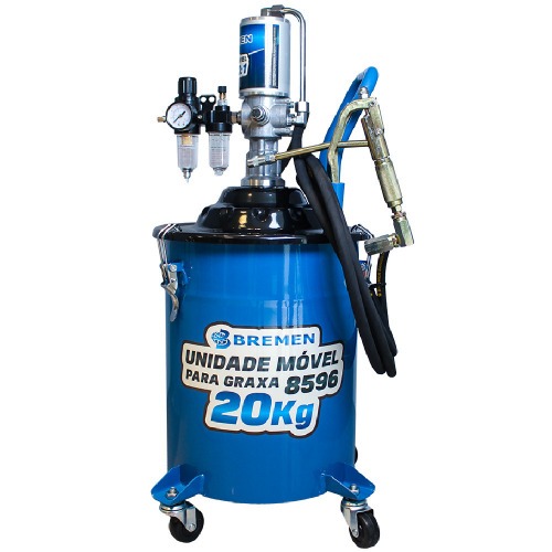 Propulsora pneum�tica para graxa com reservat�rio de 20kg - 8596