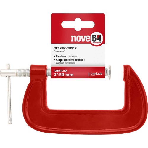 Grampo em ferro fundido tipo C 4