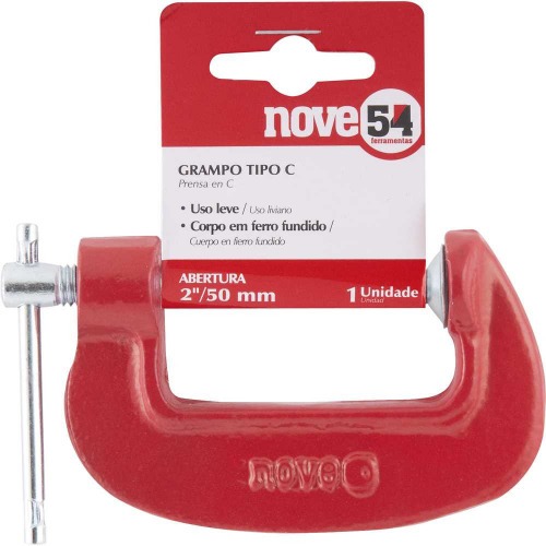 Grampo em ferro fundido tipo C para marceneiro 2 Grampo em ferro fundido tipo C para marceneiro 2