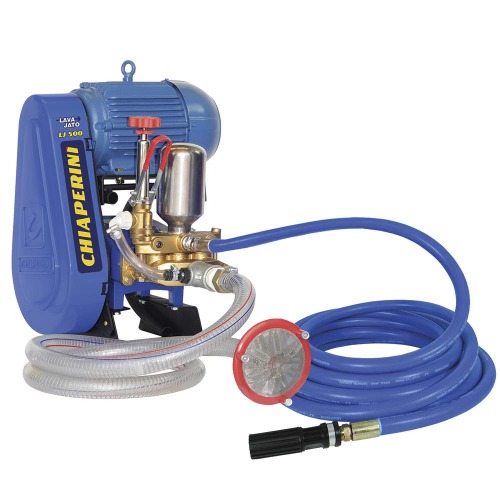 Lavadora industrial alta vaz�o 550 libras 5 hp com mangueira trif�sica 22725 - LJ 500 Blue