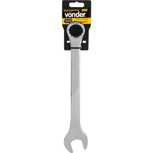 Chave combinada reta cromada 29 mm a�o cromo van�dio