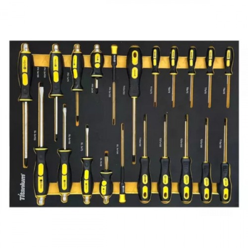 Carrinho para ferramentas com 7 gavetas e 258 ferramentas - Work Station