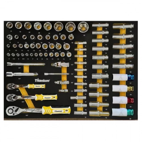 Carrinho para ferramentas com 7 gavetas e 258 ferramentas - Work Station