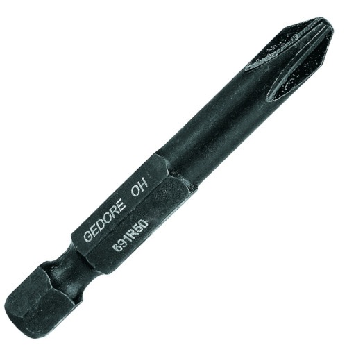 Bits phillips PH1 x 50 mm encaixe 1/4