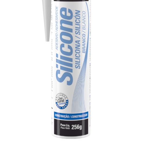 Silicone ac�tico para uso geral 256 gramas