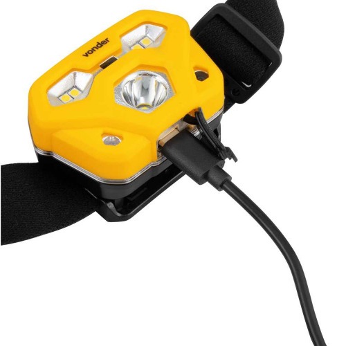 Lanterna de led para cabeça recarregável - LCV 400 Lanterna de led para cabeça recarregável - LCV 400