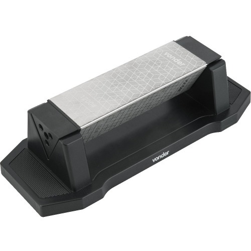 Pedra para afiar diamantada tripla face 14 Pedra para afiar diamantada tripla face 14