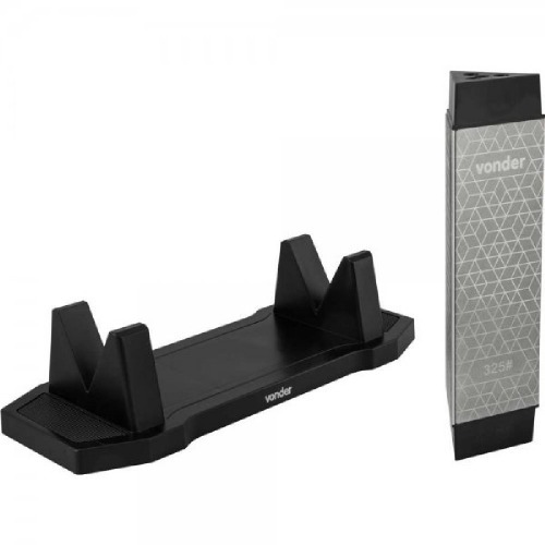 Pedra para afiar diamantada tripla face 14 Pedra para afiar diamantada tripla face 14