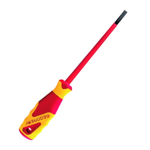 Chave de fenda isolada 8 mm aço molibdênio-vanádio-plus - VDE 2170 Chave de fenda isolada 8 mm aço molibdênio-vanádio-plus - VDE 2170