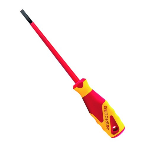 Chave de fenda isolada 8 mm aço molibdênio-vanádio-plus - VDE 2170 Chave de fenda isolada 8 mm aço molibdênio-vanádio-plus - VDE 2170
